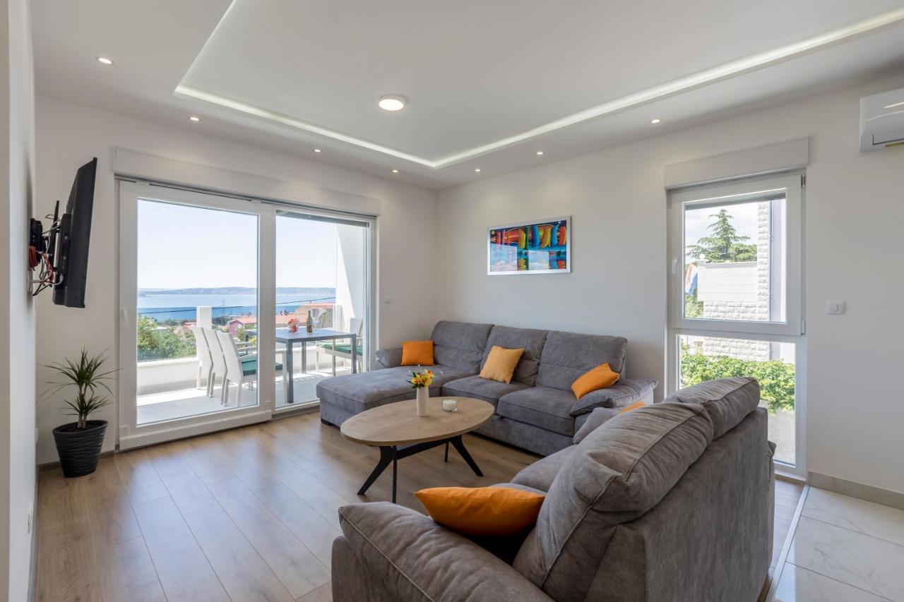 Luxury Villa La Nonna Ana - Heated Pool, Sea View, Near Split Kaštela Exterior foto