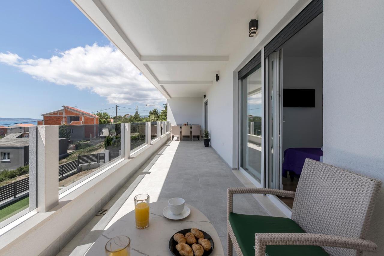 Luxury Villa La Nonna Ana - Heated Pool, Sea View, Near Split Kaštela Exterior foto